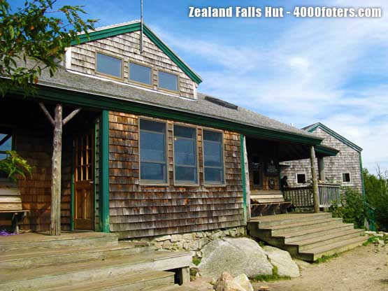 Zealand Falls Hut near Zealand Mountain in Twin Range of the White Mountains